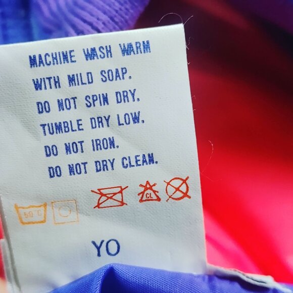 Columbia Down Reversible Puffer Jacket Large Vintage Purple Neon Pink Retro Ski - Picture 11 of 16